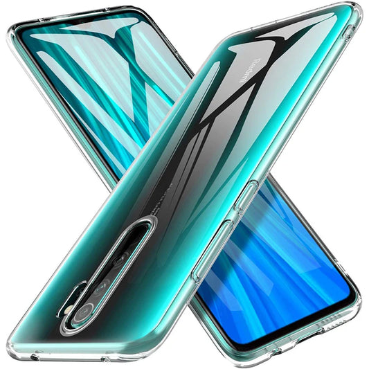 Clear Shockproof Phone Case for Xiaomi Redmi 8 8A Note8 Pro 8T Soft TPU Silicone Transparent Mobile Back Cover Note 8 T 8Pro Gel [MOB]