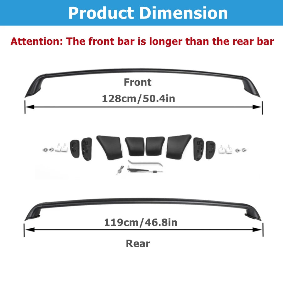 Upgrade Roof Rack Cross Bars with Antitheft Locks for Tesla Model Y Model 3 2023 Aluminum Cargo Carriers Rooftop Crossbar Holder [CAR]