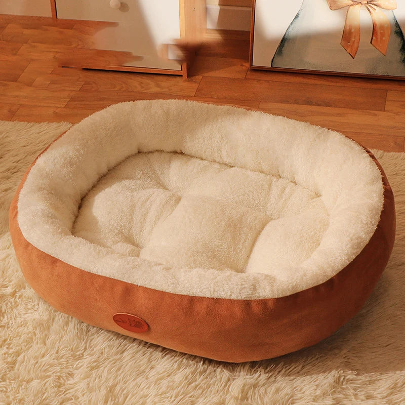 Dog Cat Bed Super Soft Pet Winter Warm Cat Nesk Cushion Large Medium Small Dog Sofa Bed Pet Kennel Home Products Accessories [PET]