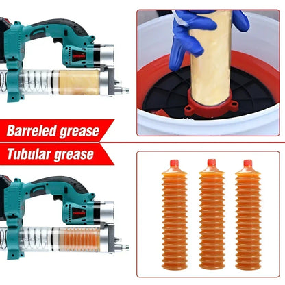 ONEVAN 10000PSL Cordless Rechargeable Electric Grease Machine High-Pressure Car Lubricating Oil Tool For Makita 18v Battery [TOL]