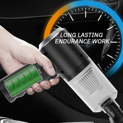 Combination Vacuum Cleaner USB Charging Car Household Vacuum Cleaner Small Car with Fully Automatic High Power Powerful Cleaning [CAR]