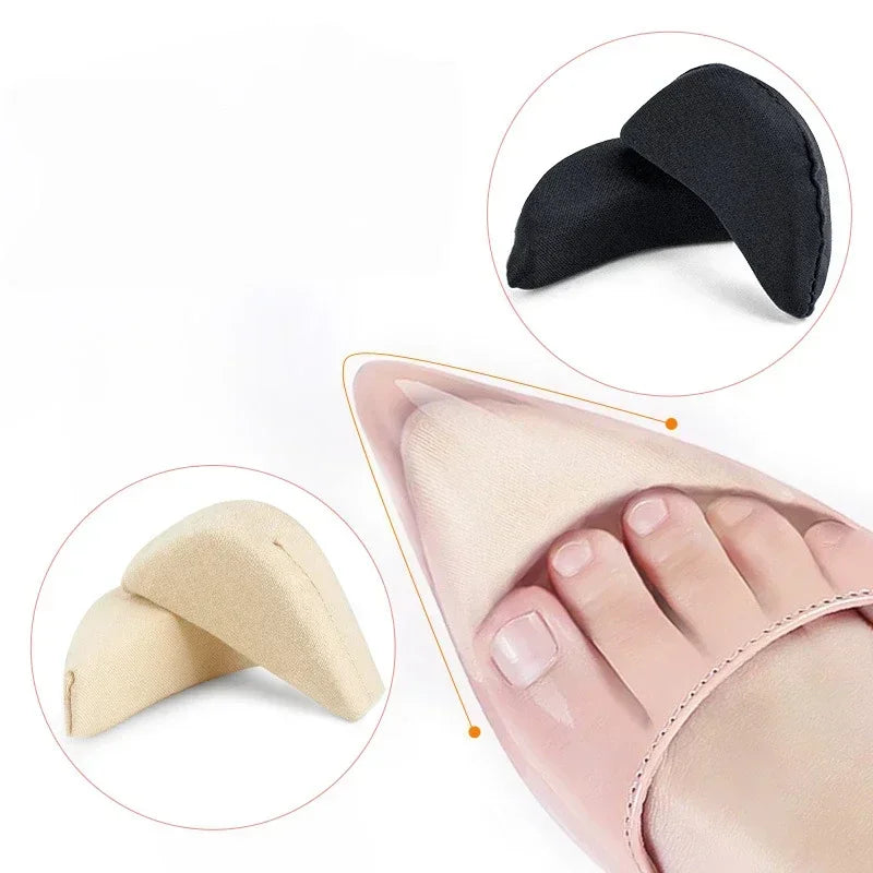 Sponge Forefoot Insert Pads Women Pain Relief High Heel Insoles Reduce Shoes Size Filler Protector Adjustment Shoe Accessories [SHO]