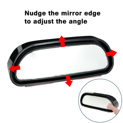 Universal Blind Spot Mirror Adjustable Car Towing Reversing Driving HD Glass UK Car Accessories Interior Parts Car Products [CAR]