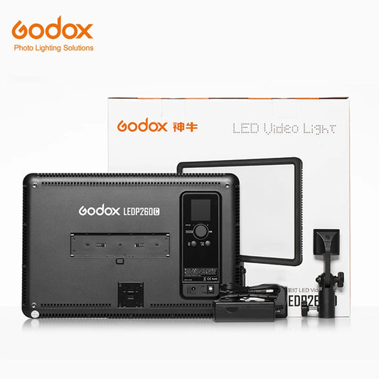 GODOX LEDP260C Ultra-thin 30W 3300-5600k LED Video Light Panel Lamp for Digital DSLR Camera Studio Photography [PHO]