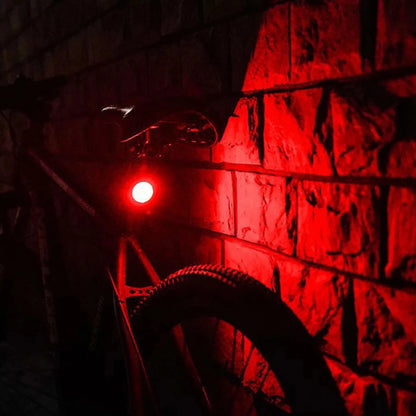 USB Rechargeable Bike Light Mini Warning Taillight LED Waterproof Highlight Riding Taillight Front Rear Bicycle Lamp Headlights [CYC]