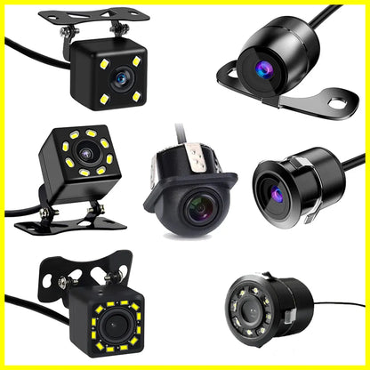 Universal HD Car Reversing Camera Fisheye LED Night Vision Backup Rear View Camera CCD High Definition 170 Wide Angle Waterproof [CAR]