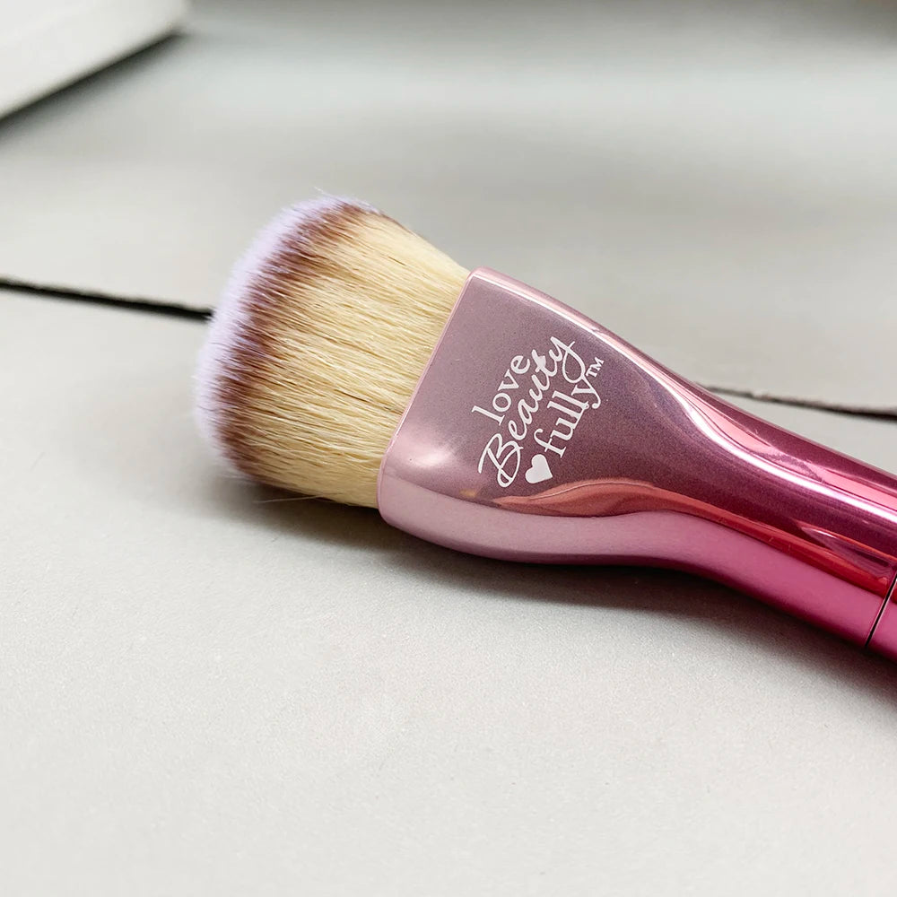 Love Beauty Fully Love is the Foundation Makeup Brush - Pink Heart-shaped Flawless Foundation Cream Cosmetics Beauty Tools [CSM]