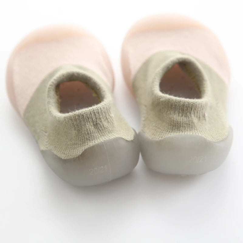 baby socks shoes for spring autumn cute cat style cotton floor shoes soft botton anti-slip first walkers 0-3 years [SOX]