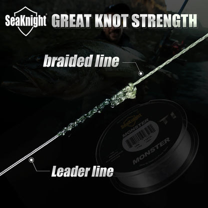 SeaKnight Brand TriPoseidon Series 4 Strands 300M PE Braided Fishing Line 8-60LB Multifilament Fishing Line Smooth Carp Fishing [SPT]