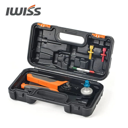 IWISS HD-2612D Deutsch Solid Contacts Adjustable Pin Crimping Tool AWG 26-12 for Size 12 16 20 Applicable to DT DTP DTM Series [TOL]