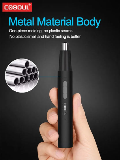 Nose Hair Trimmer Electric Rechargeable Nose Trimmer Men Shaver Razor Women Nose Hair Cutter Ear Trimmer Waterproof [HAI]