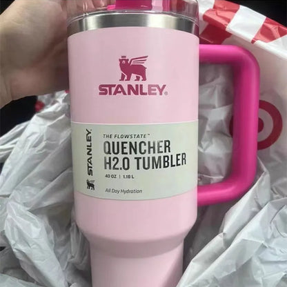 Stanley Quencher H2.0 Flow State Tumbler 30oz/40oz Insulated Thermal Coffee Cup Stainless Steel Travel Mug Vacuum Insulated Cup [MUG]