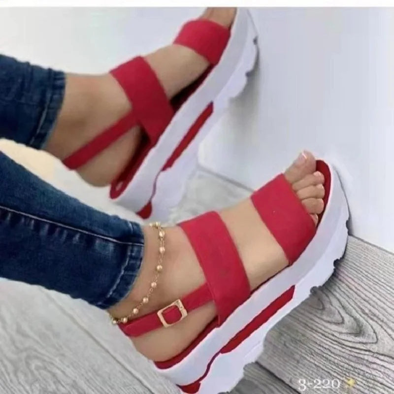 Women Sandals Lightweight Wedges Shoes For Women Summer Sandals Platform Shoes With Heels Sandalias Mujer Casual Summer Shoes [SHO]