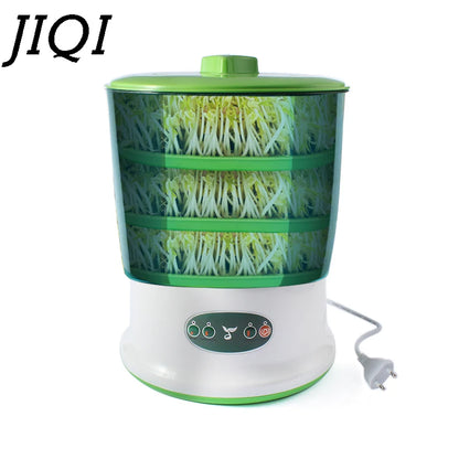 Digital Home DIY Bean Sprouts Maker Thermostat Green Seeds Growing Germinator Automatic Vegetable Seedling Growth Bucket Machine [HAP]