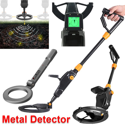 Underground Metal Detector Adjustable Gold Silver Jewelry Treasure W/ LCD Display Waterproof Search Metal Seeker Tool MD1008A [MTL]