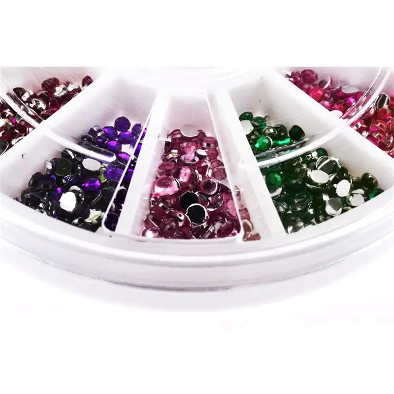 DIY Nails Rhinestone 3D Acrylic Crystal Glitter Jewelry Nail Art Decorations Makeup Tools [BEU]