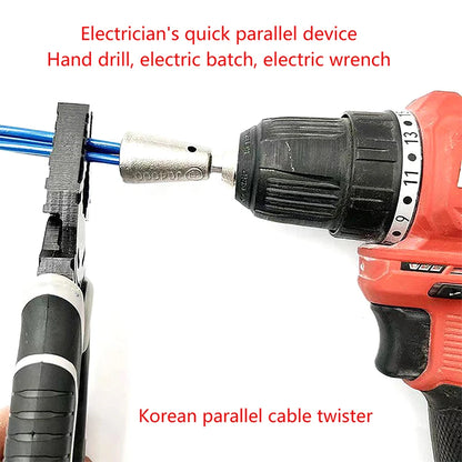 Wire Twisting Tools Handle Electrician Quickly Twister Twister Wire For Power Drill Drivers Twister Twisted Twist Cable Device [TOL]