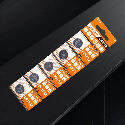 3V 125mAh CR1632 Coin Cells Batteries CR 1632 DL1632 BR1632 LM1632 ECR1632 Lithium Button Battery For Watch Remote Key [BAT]