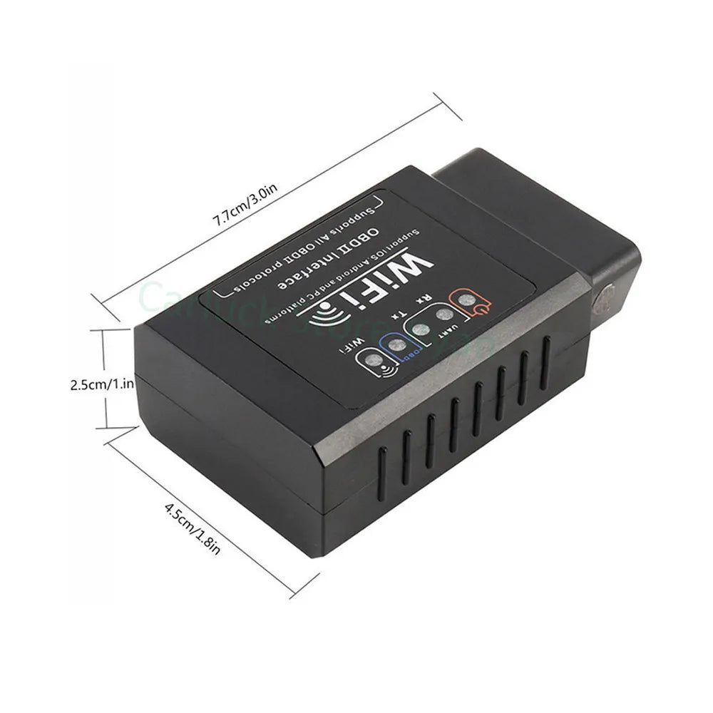 OBD2 WIFI ELM327 V 1.5 Scanner for iPhone IOS /Android Auto OBDII OBD 2 ODB II ELM 327 V1.5 WI-FI Code Reader Diagnostic Tool [CAR]