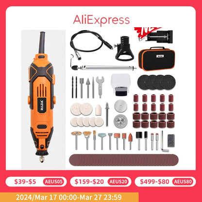 HILDA Electric Drill Grinder Engraving Pen Mini Drill Electric Rotary Tool Grinding Machine Accessories Power Tool [PTO]