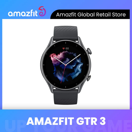 New Amazfit GTR 3 GTR3 GTR-3 Smartwatch Classic Navigation Crown Alexa Built-in Smart Watch 21 Day Battery Life for Android iOS [SWH]