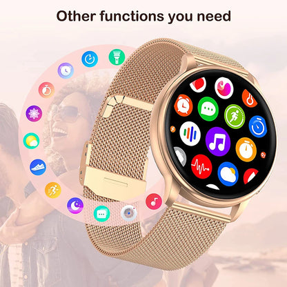 WEEDOM 2023 Bluetooth Call Smart Watch Women Custom Dial Watches Men Sport Fitness Tracker Heart Rate Smartwatch For Android IOS [SWH]