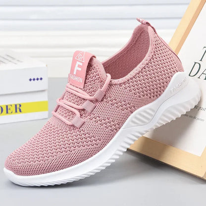 2023 Women's Casual Sneakers Summer Comfortable Breathable Platform Shoes Fashion Women Versatile Lace-up Shoe кроссовки женские [SHO]