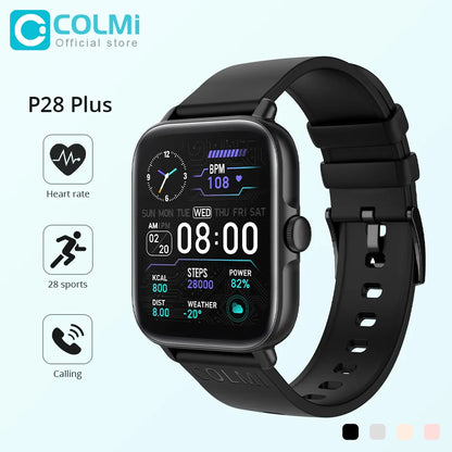 COLMI P28 Plus Bluetooth Answer Call Smart Watch Men IP67 waterproof Women Dial Call Smartwatch GTS3 GTS 3 for Android iOS Phone [SWH]