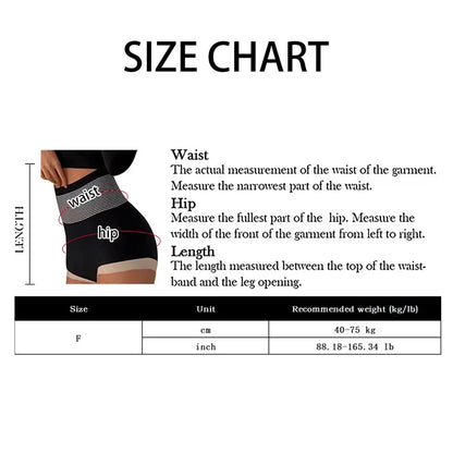 Women High Waist Shaping Panties Breathable Body Shaper Slimming Tummy Underwear Butt Lifter Seamless Panties Shapewear [UND]