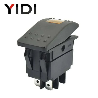 Waterproof Bar Rocker Toggle Switch Car Boat Marine Rocker Switch Button 12V 220V LED Light Lamp 4pin on Off DPST Switch [MRN]