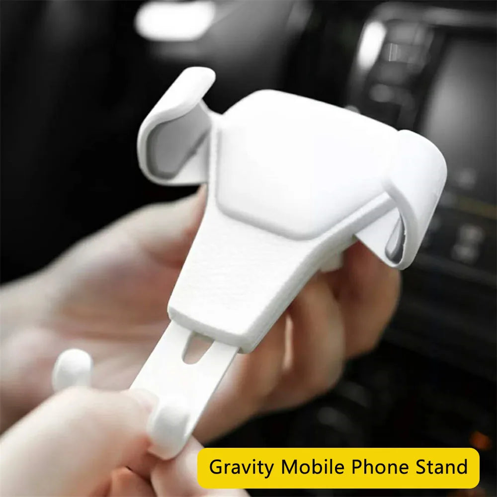 Universal Gravity Auto Phone Holder Car Air Vent Clip Mount Mobile Phone Holder Cell Phone Stand Support For iPhone For Samsung [CAR]