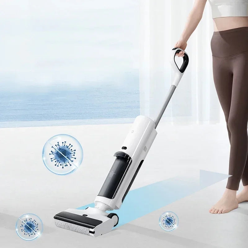 XIAOMI MIJIA Wireless Floor Scrubber 2 Lite Wet Dry Vacuum Cleaners Large Water Tank Cleaning Machine Roller Brush Self Cleaning [VAC]