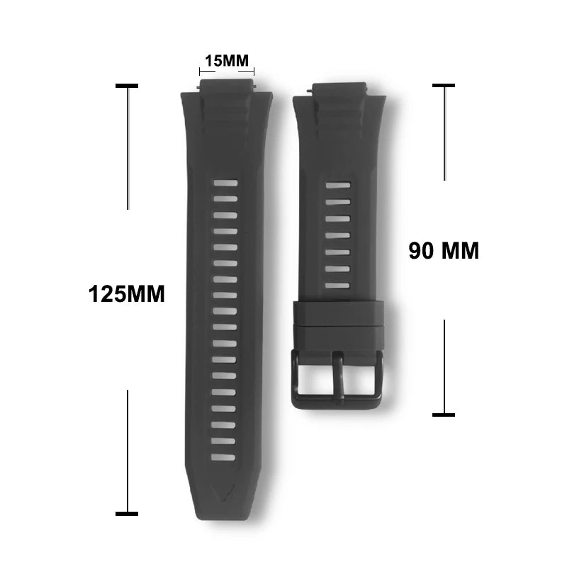 Original Mk66 Smart Watch Straps Free A Piece Of Tempered Glass Waterproof Bands 15mm Bracelets Smartwatch Parts [SWH]