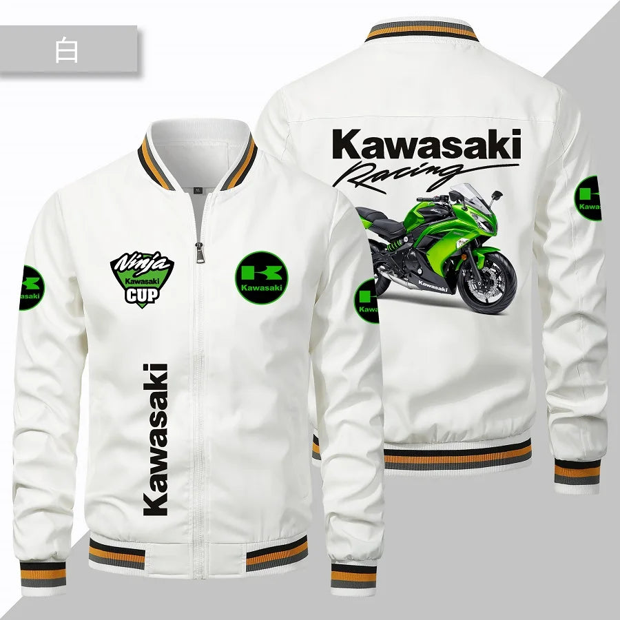 Spring and Autumn New Men's Jacket Brand Motorcycle Logo Printed Jacket Outdoor Jacket Casual Sports Baseball  [MEN]