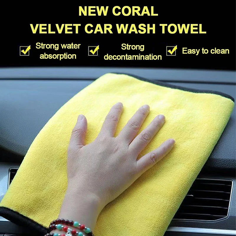 Car Wash Microfiber Towel 160x60cm Extra Large Size Car Cleaning Drying Cloth Super Absorbent Towels Car Detailing Care [CAR] [DTL]