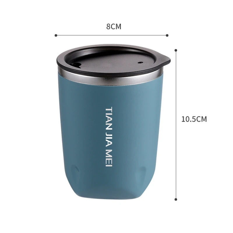 Stainless Steel Coffee Mug Leak-Proof Thermos Travel Thermal Vacuum Flask Insulated Cup Milk Tea Water Bottle Tumbler Drinkware [MUG]