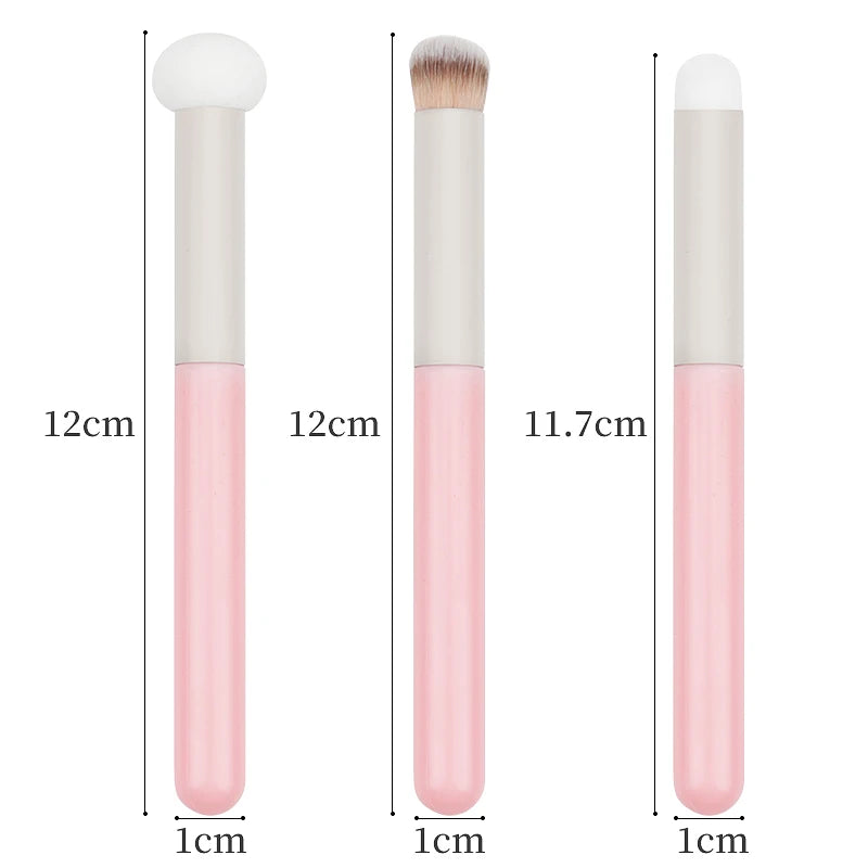 1 Pc Soft Makeup Brushes Sponge Concealer Brush Lipstick Lip Powder Puff Wet Dry Use Foundation Contour Cosmetic Tools [CSM]