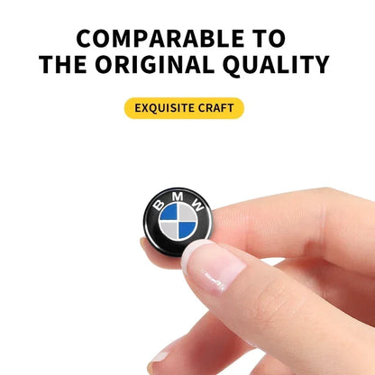 11/14mm Car Remote Key Emblem Badge Radio button Sticker For BMW M Performance E46 E47 E49 F30 F80 E36 E46 E93 E92 F34 F31 Z4 X7 [BDK]