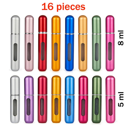 Perfume Bottle Set 8Ml 5Ml Refillable Bottle with Spray Pump Empty Cosmetic Containers Travel Atomizer Bottle Free Shipping [CSM]