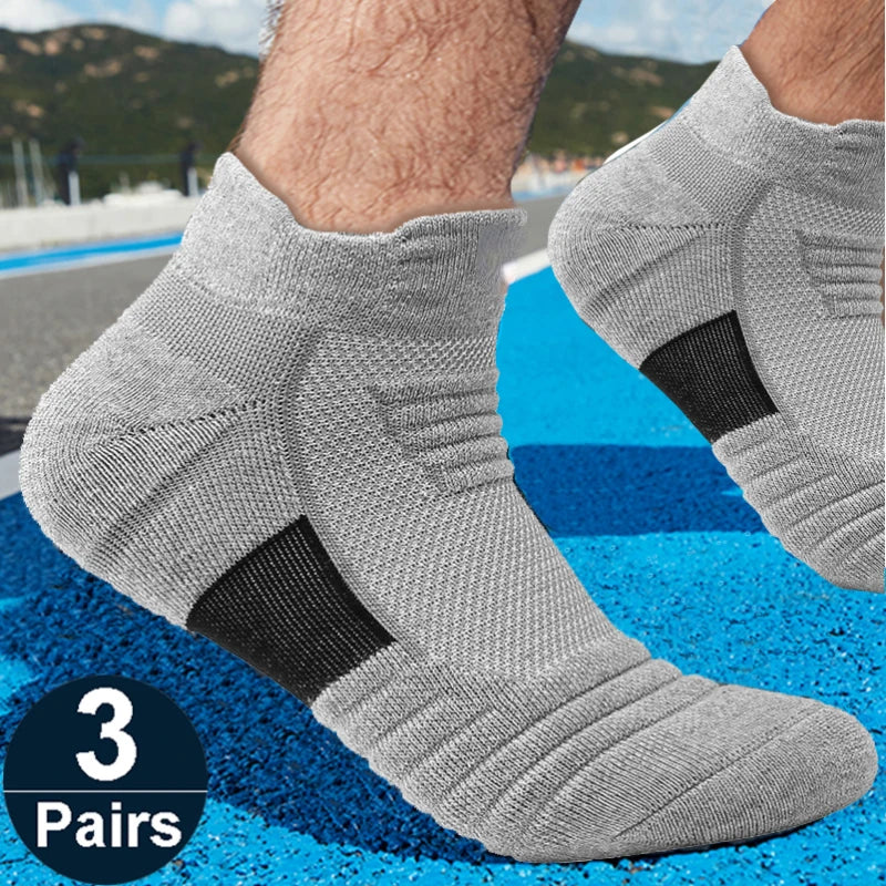 Anti-slip Football Socks Men Women Cotton Sock Short Long Tube Soccer Basketball Sport Socks Breathable Deodorous Socks 39-45 [SOX]