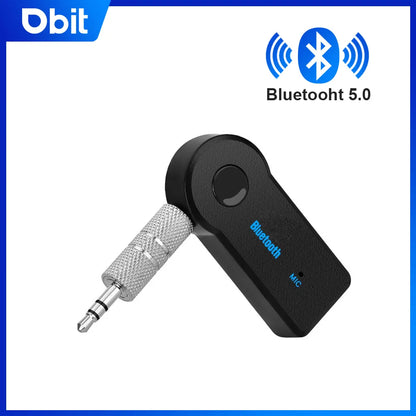 AUX Car Bluetooth Receiver,3.5mm Socket  5.0 Wireless Bluetooth Adapter,Audio Converter Mobile Phone Hands-Free Stereo [CAR]