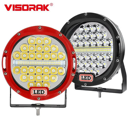 VISORAK 7" IP68 Off-road Spot Flood LED Roof Work Light Bar For ARB Offroad SUV Car 4x4 4wd Ford  Jeep Hummer Pickup Truck Lorry [CAR]