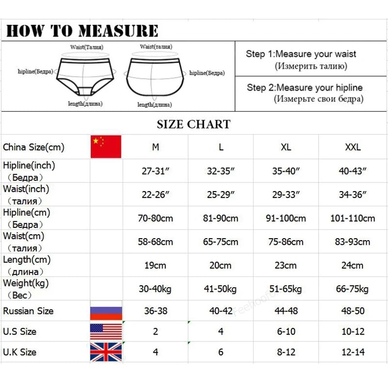 7Pcs Panties for Women Underwear Cotton Sexy Breathable Soft Lingerie Female Briefs Girls Cute Solid Color Underpants Large Size [UND]