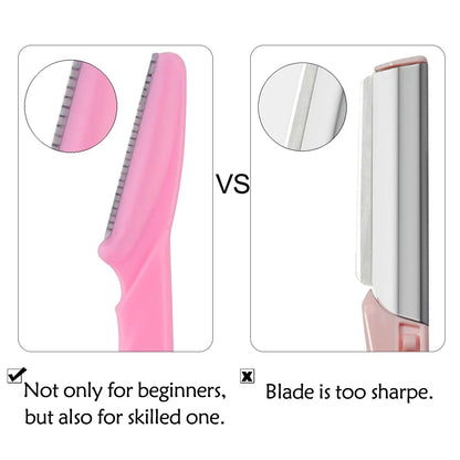 3/4/10Pcs Eyebrow Trimmer Blade Shaver Portable Face Razor Eye Brow Epilation Hair Removal Cutters Safety Razor Woman Makeup [HAI]