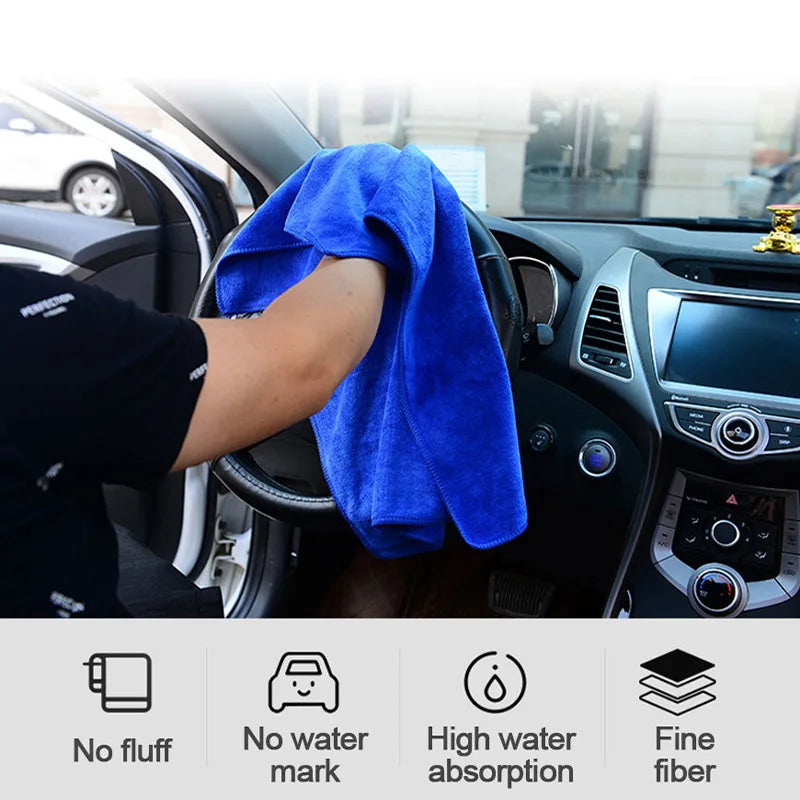 Car Wash Microfiber Towel 160x60cm Extra Large Size Car Cleaning Drying Cloth Super Absorbent Towels Car Detailing Care [CAR] [DTL]