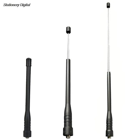 1PC Rod Telescopic Gain Antenna For Baofeng Walkie Talkie Dual Band SMA Female for Baofeng BF-888S, Baofeng UV-5R, Kenwood, HYT  [TEL]