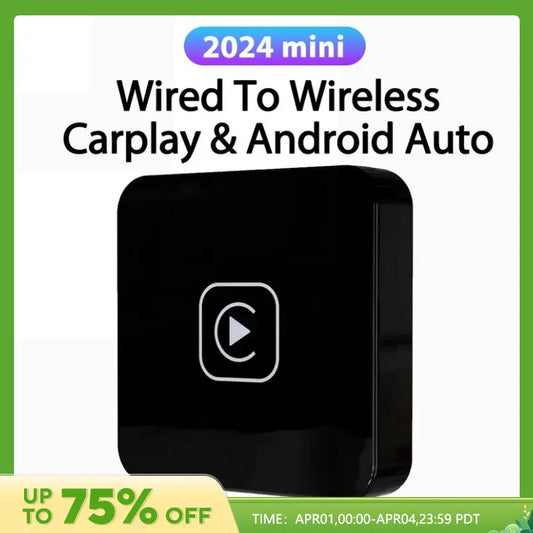 Mini Carplay&Auto Box Dongle Wired To Wireless For Audi Toyota Mazda Nissan Chevrolet Suzuki Subaru Kia Ford Opel Skoda Hyundai [CAR]