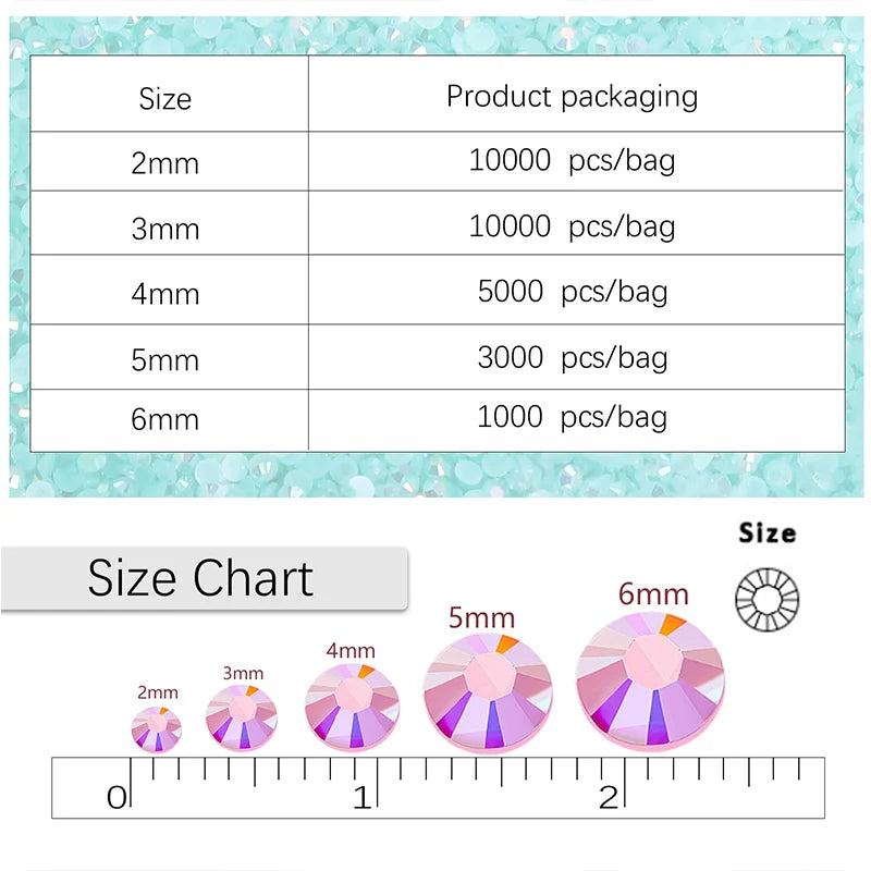 Black Resin Rhinestones Flatback Bulk For Tumblers Clothes Round Gems Cabochon Acrylic Crystals No Hot Fix Decorative Stones [MUG]