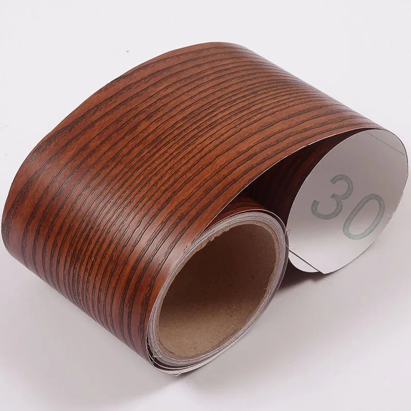0.1x5M Marble Vinyl Waistline Sticker Solid Color Self Adhesive Wall Paper Border Bathroom PVC Waterproof Wood Pattern Wallpaper [HOM]