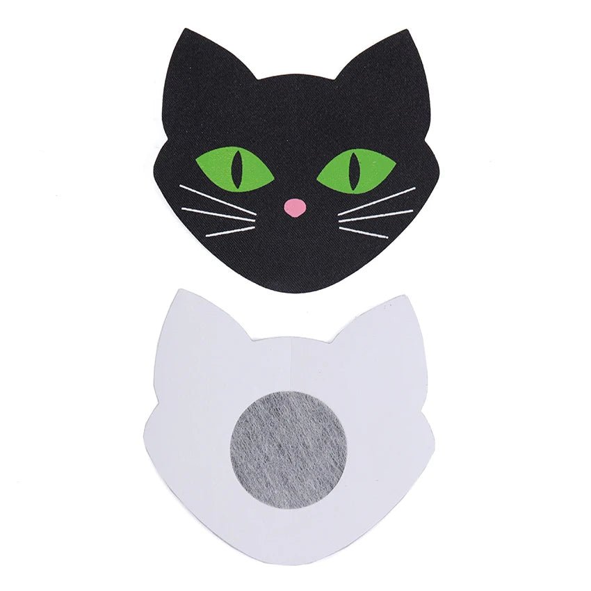 1 Pair Disposable Nipple Covers Cat Invisible Breast Petals Tape Stick On Bra Pad Intimate Accessories Nipple [GRM] [UND]